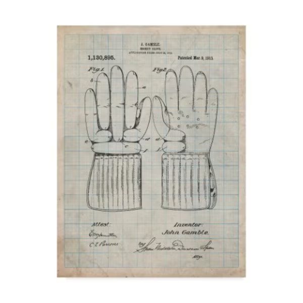 Cole Borders 'Glove' Canvas Art, 35x47, Trademark Fine Art, Mfr#: ALI21793-C3547GG